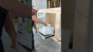 Getting the tool bench organized with the ​⁠festoolcanada SYSAZ pull out drawers woodworking [upl. by Friedrich180]