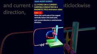 10physics forceoncurrentcarryingconductor blenderanimation 10physics shorts shortsfeed [upl. by Ienttirb566]