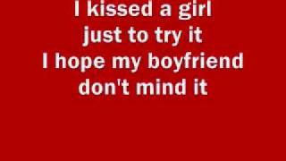 katy perry  i kissed a girl  lyrics [upl. by Anrak]