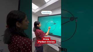 Interactive Flat Panel 65 Inch Smart Board  How To Use Smart Board Compass  Math Tools [upl. by Eanahc28]