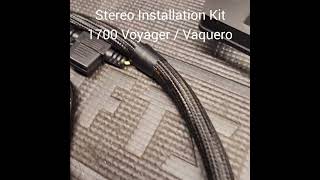 Quickview of our New Stereo Installation Kit for 1700 Voyager  Vaquero [upl. by Hal138]