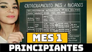 0480 Presentación CALENDARIO ENTRENAMIENTO PRINCIPIANTES  GRATIS  MES 1 para BICI O ELIPTICA [upl. by Pegeen]