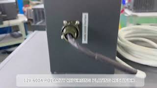 12v 600a Polarity Reverse Rectifier For Anodizing Igbt Rectifier With Time Relay [upl. by Ytsur205]