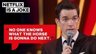 Theres a Horse In The Hospital  John Mulaney  Netflix Is A Joke [upl. by Naitsirt964]