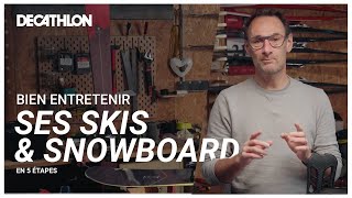 TUTO  Comment entretenir votre matériel ski amp snowboard  🏂 I Decathlon [upl. by Jaquelin]