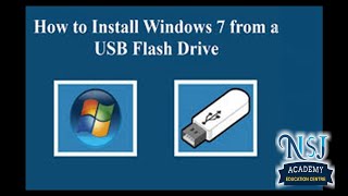 How to Install Windows 7 From Pen Drive USB [upl. by Esbensen]