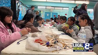 Fourth graders learn Shoshone Bannock Tribe practices in Fort Hall [upl. by Seaman]