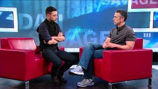 Dan Savage Interview on George Stroumboulopoulos Tonight [upl. by Arramahs]