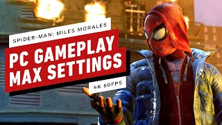 SpiderMan Miles Morales  14 Minutes of PC Gameplay at Max Settings 4K 60FPS [upl. by Zil]