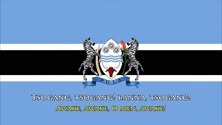 National Anthem of Botswana SetswanaEnglish [upl. by Hsirrehc]