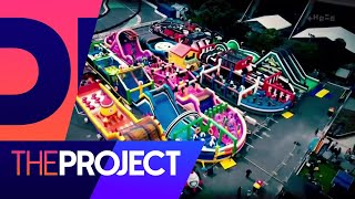 The worlds biggest bouncy castle is right here  The Project NZ [upl. by Patrich]