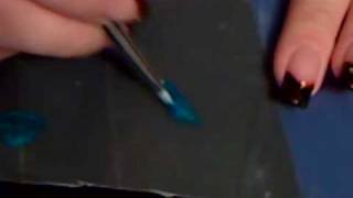 how to make your own nail art stickersaccessories [upl. by Ppilihp]