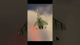 Amazing TAILSLIDE maneuver Su33 Flanker D military [upl. by Aday]