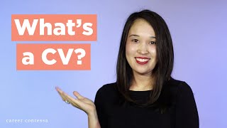 What’s a CV The Difference Between a CV and a Resume  What to Include in Your CV [upl. by Nroht]