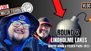 WET WINDY amp MUDDY  WINTER BOMB amp FEEDER PAIRS 202324  LINDHOLME LAKES  BAGUPTV [upl. by Enerol798]