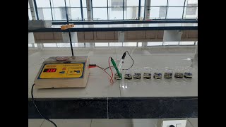 Determination of the oxidation potential of quinhydrone electrode using calibration curve [upl. by Haibot]