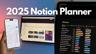 Organize Your Life in Notion 🖥️ 2025 Notion Planner Tour [upl. by Earl]