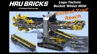 LEGO Technic Bucket Wheel Excavator 42055 MOD Part 2 Outfeed Conveyor [upl. by Kristos]