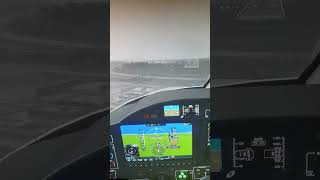 DaltonFlightsimclips  CYQT Thunder Bay stormyrainy landing approach RNAV RWY 25 Daher TBM 930 [upl. by Lussier]