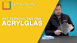 Het verschil tussen helder of ontspiegeld ACRYLITE® [upl. by Schifra]