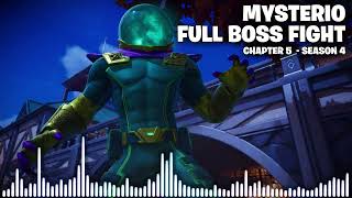 Fortnite Mysterio Complete Boss Fight Music Boss Music with Stingers Chapter 5 Season 4 [upl. by Aseeram165]