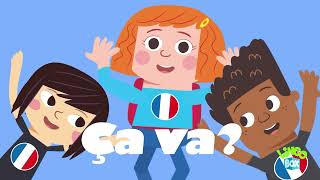 French Ça va song  How are you in French song  Fun French songs for kids [upl. by Reviere12]