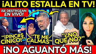 ALITO PIERDE EL CONTROL INSULTA A PERIODISTA EN VIVO ENTREVISTA SALIÓ MAL AMLO GANA [upl. by Lash]