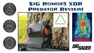 Sig Romeo5 XDR Predator Review  Awesome New Green Reticle from Sig [upl. by Feodora]