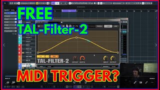 Free plugin TAL FILTER 2 with MIDI Trigger [upl. by Yartnoed]