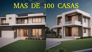 100 BONITAS FACHADAS DE CASAS DE DOS PISOS [upl. by Hinckley]