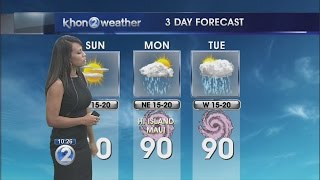 KHON2 Weather Forecast [upl. by Notlek50]