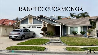 RANCHO CUCAMONGA California  driving tour 4K [upl. by Adnawad]