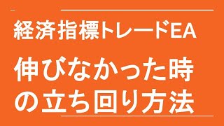 経済指標トレードの自動売買実践例。伸びなかった時の立ち回り方法 経済指標 自動売買 [upl. by Htnamas372]