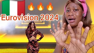 Sanremo 2024  Angelina Mango  La rondine FINALLY PERFORMANCE Eurovision 2024 REACTION [upl. by Cohbert]