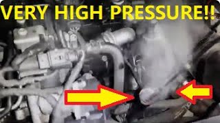 Excess PRESSURE in the CAR ENGINE PCV BLOCKED or COMPRESSION FAILED in the CYLINDERS CHECK IT [upl. by Rees]