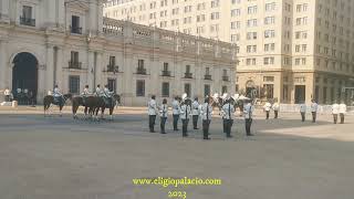 CAMBIO DE GUARDIA PALACIO DE LA MONEDA CHILE [upl. by Lloyd]