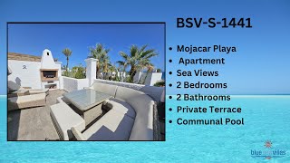 BSVS1441 Apartment Mojacar Playa 235000€ 2 Bedrooms 2 Bathrooms RESERVED [upl. by Ehcar]