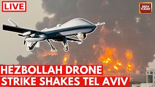 Israel Vs Hezbollah War Live Hezbollah’s drone attack kills 4 Israeli soldiers in Tel Aviv [upl. by Anerdna]