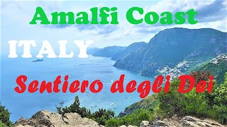 Amalfi Coast Italy  Hiking the Path of the Gods Sentiero degli Dei [upl. by Niran]