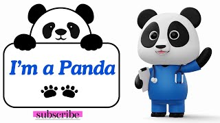 I m a Panda Song nurseryrhyme babysongs pandasong pandas playgroup preschool kindergarten [upl. by Venterea752]