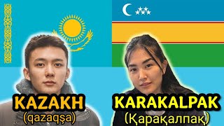 How Similar are Kazakh and Karakalpak Closest Turkic Languages [upl. by Atiuqehs]