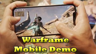 Warframe Crossplay Mobile In Action Tennocon Demo [upl. by Hodosh]