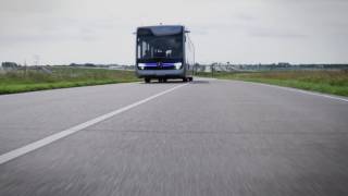 Bus du futur Conduite autonome et reconnaissance automatique des feux [upl. by Rorke]