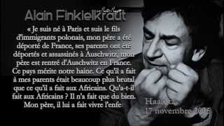 Alain Finkielkraut hait la France 720p H 264 AAC [upl. by Winchell]