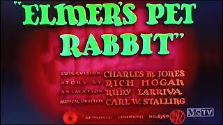 Elmer Pet Rabbit 1941 Opening On Metv [upl. by Eniortna641]