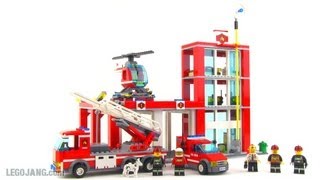 Police Station  LEGO City  60047 [upl. by Aleekat36]