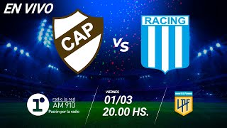 PLATENSE VS RACING  EN VIVO  COPA DE LA LIGA [upl. by Constantia]