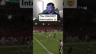 The CRAZIEST Interception collegefootball25 [upl. by Eelinnej]