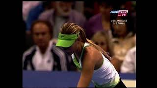 Amelie Mauresmo vs Maria Sharapova WTA Finals SF Los Angeles 2005 [upl. by Ettezus]