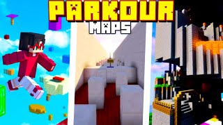 Top 5 Most Challanging PARKOUR Map For Minecraft Pe 120  Best Parkour Map for Mcpe [upl. by Lattonia]